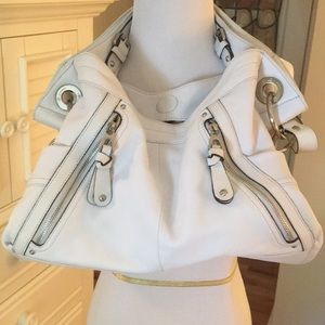 Light blue shoulder bag